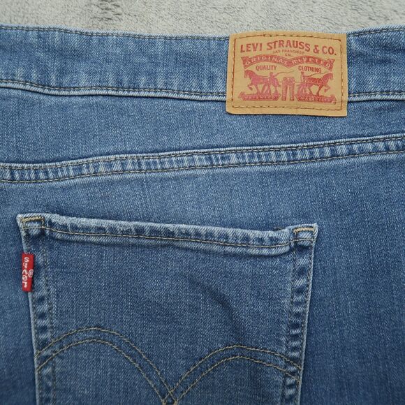 Levi's 414 Jeans Women's Size 20WS Blue High-Rise Classic Straight 28.5" Inseam - Picture 12 of 16